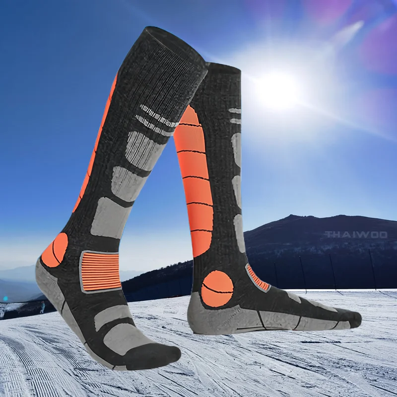 ถุงเท้าสกีขนแกะเมอริโน 1 คู่ ส - Thermal Sock Winter บทวิจารณ์และราคา