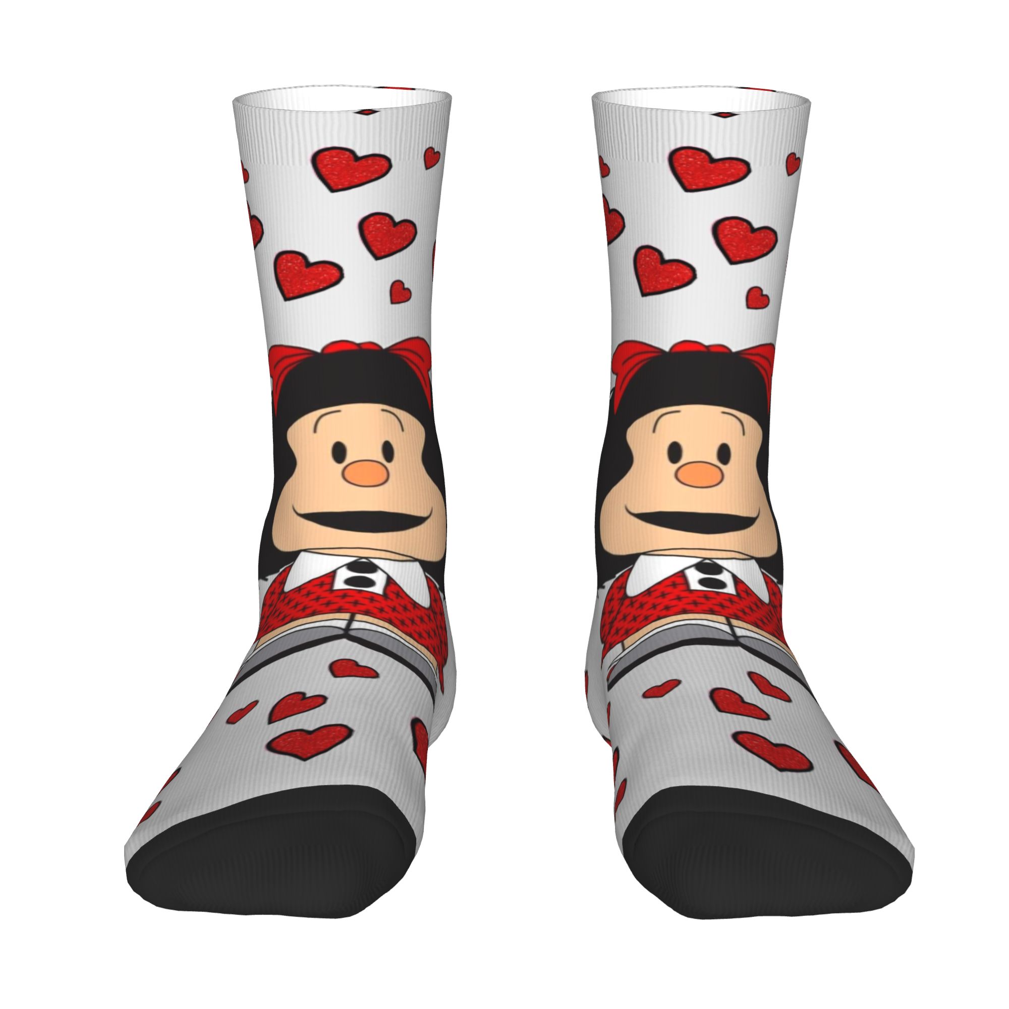 ถุงเท้าแฟชั่นลายตลก M-Mafalda  - Dress Sock Men บทวิจารณ์และราคา