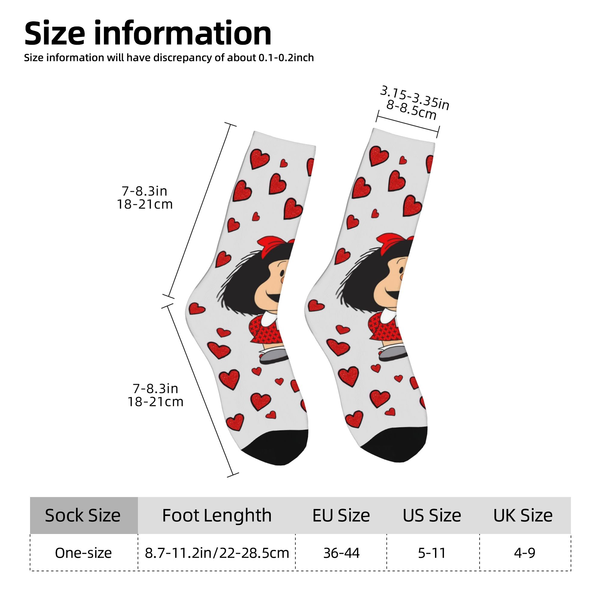 ถุงเท้าแฟชั่นลายตลก M-Mafalda  - Dress Sock Men บทวิจารณ์และราคา