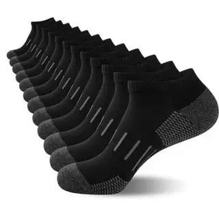ถุงเท้ากีฬาข้อสั้นบุนุ่มสำหรับ - Athletic Sock Cushion บทวิจารณ์และราคา