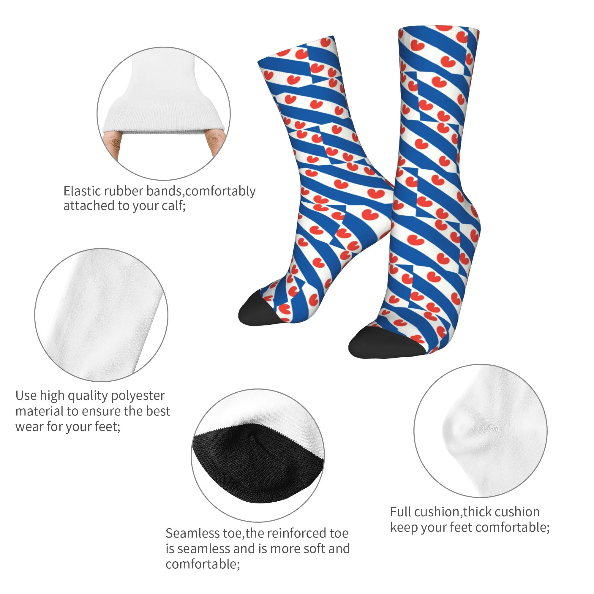 ถุงเท้าข้อกลางลายธงเฟริสแลนด์ส - Dress Sock Men บทวิจารณ์และราคา