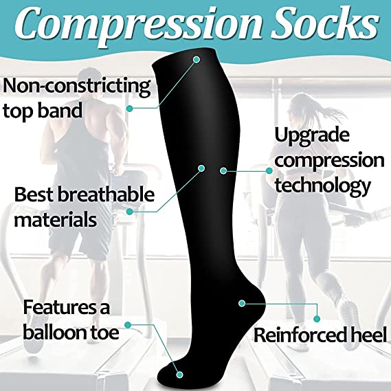 ถุงเท้ากีฬาช่วยเผาผลาญไขมัน Cr - Compression Sock Medical บทวิจารณ์และราคา