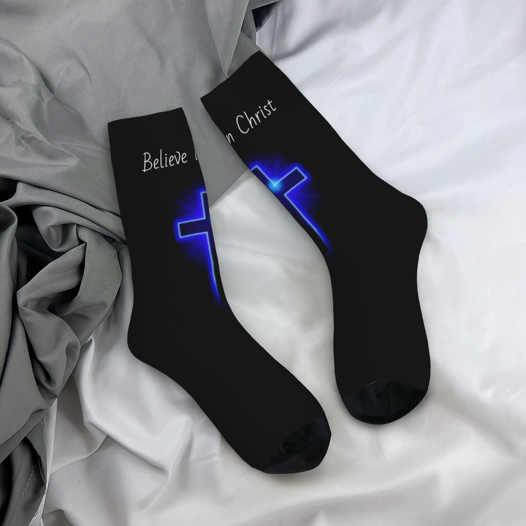 ถุงเท้าลายพิมพ์ 3D สุดเท่ สำหร - Dress Sock Men บทวิจารณ์และราคา